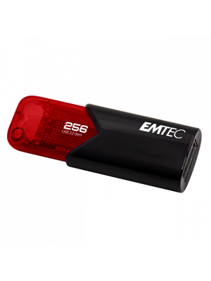 EMTEC ECMMD256GB113 B110 Click Easy 3.2 256GB Flash Drive (Red)