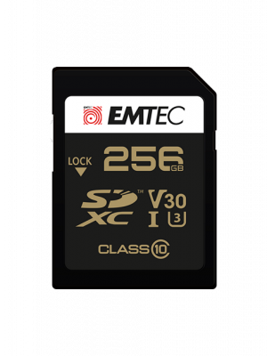 EMTEC ECMSD256GXC10SP SD UHS-I U3 V30 SpeedIN Pro 256GB SD Card