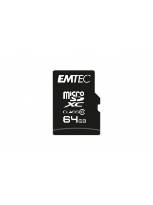 EMTEC ECMSDM64GXC10CG Class10 Classic 64GB microSD Card