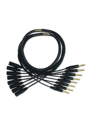 Mogami GOLD 8 TRS-XLRM-10 8CH Gold TRS Male to XLR MALE Snake Cable (10FT)