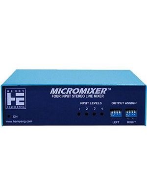 Henry Engineering MICROMIXER Four-Input Stereo Mixer