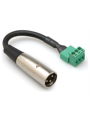 Hosa PHX-106M Low-voltage XLR Male to Phoenix Audio Adapter (6 inch)