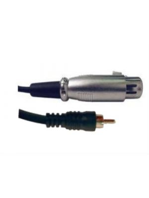 Hosa XRF-110 Unbalanced Interconnect Audio Cable XLR Female to RCA (10 FT)