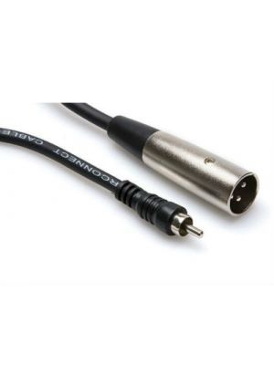 Hosa XRM-105 Unbalanced Interconnect Audio Cable XLR Male to RCA (5 FT)