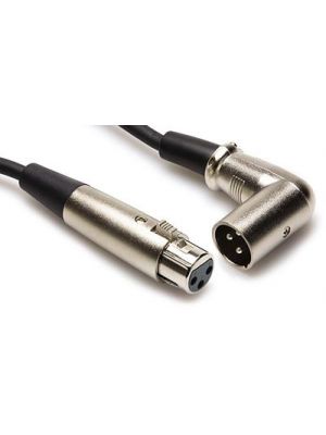 Hosa XRR-101.5 Balanced Interconnect Audio Cable XLR Female to Right-Angle XLR Male (1.5 FT)