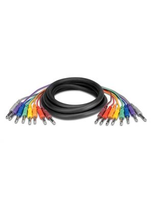 Hosa CPP-802 Unbalanced 1/4-Inch TS to 1/4-Inch TS Snake Cable (2 Meter)