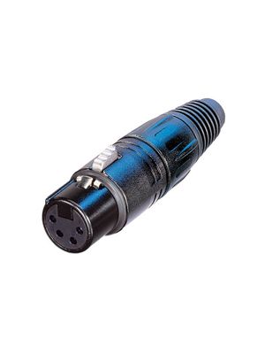 Neutrik NC4FX-B XLR Female Cable Connector (Black)