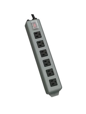 Waber UL24RA-15 6 Outlet Power Strip - 15' Cord