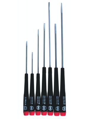 Wiha 26092 7 Piece Precision Long Screwdriver Set - Slotted and Phillips