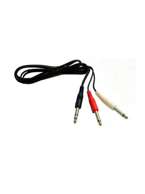 Calrad 35-561 1/4 Inch Stereo Male to 2 1/4 Inch Mono Males Y-Cable