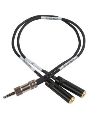Sescom IPHONE-MIC351 iPhone / iPod / iPad 3.5mm TRRS to 3.5mm Mic Jack & 3.5mm Monitoring Jack Cable