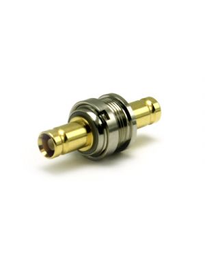 Coax Connectors Ltd 52-503-D66 12G Din 1.0/2.3 Insulated Metal Thread Bulkhead F/F Adaptor