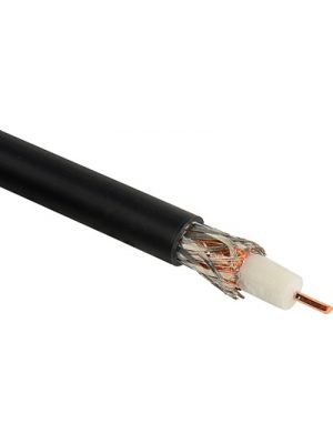 Canare L-5.5CUHD 12G-SDI 75 OHM Black Video Coaxial Cable - 16 AWG (300 Meter Roll)