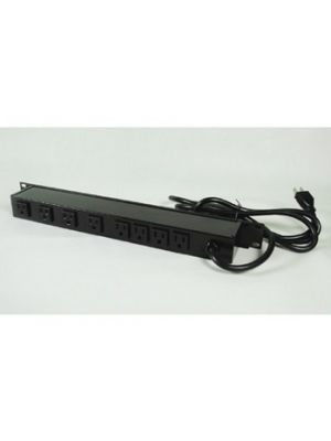 Wiremold by Legrand J24B2B 2 Front, 4 Rear Outlets Rackmount Power Strip