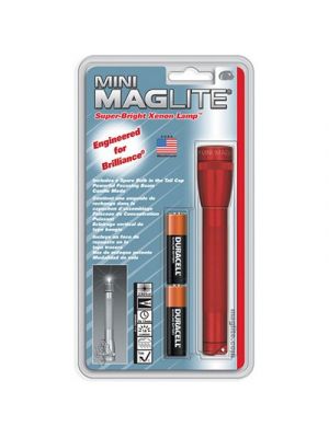 Maglite Mini Maglite 2-Cell AA Flashlight (Red)