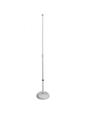 On-Stage MS7201W White Round-Base Mic Stand