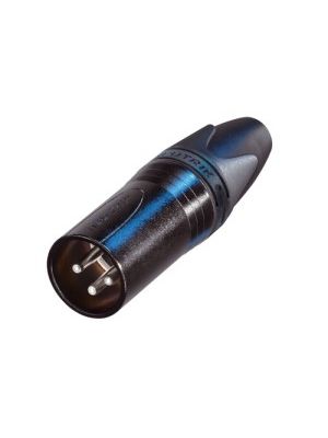 Neutrik NC3MXX-HA-BAG XLR Male Cable Connector (Black)