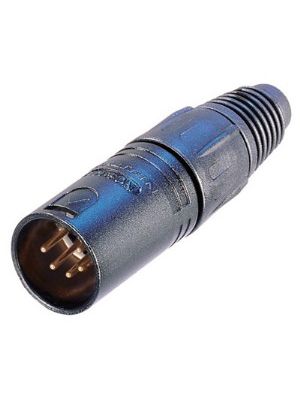 Neutrik NC5MX-B DMX 5-Pin Male Cable Connector (Black)
