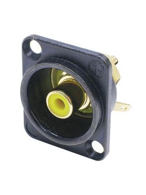 Neutrik NF2D-B-4 Phono Socket (Yellow)