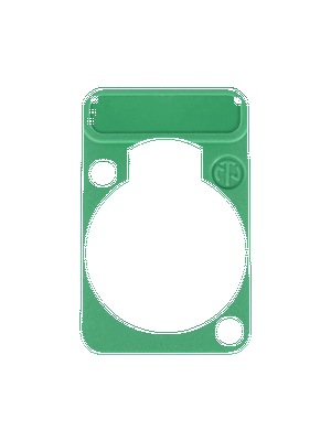 Neutrik DSS-GN D-Series Green Lettering Plate