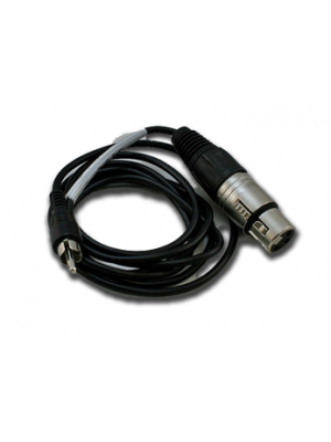 NoShorts XLR female to RCA Molded Male Cable (10 FT)