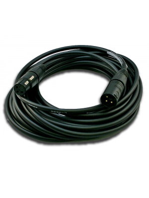 NoShorts Star Quad Black XLR Microphone Cable (10 FT)