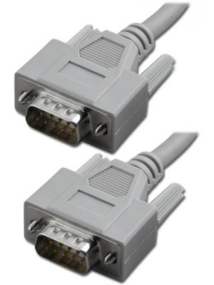 Pan Pacific S-9MM-50  9 Pin D-Sub RS-232 Serial Cable, Male to Male - 50 Feet