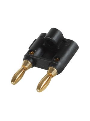 Pomona 2269-0 Insulated Double Banana Jack, Panel Mount