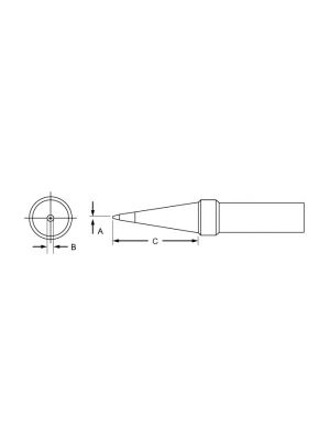 Weller PTP8 PT Series Conical Tip for TC201 Series Iron