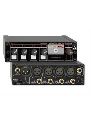 Radio Design Labs RU-MX4LT Professional 4 Channel Line Level Mixer with Transformer