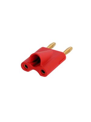 REAN NYS-508-R Dual Banana Plug Gold Plated (Red)