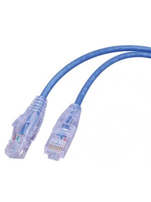 Vanco SCAT6-1BU Super Slim CAT6 (UTP) 550 MHz Network Patch Cable - Blue (1 FT)