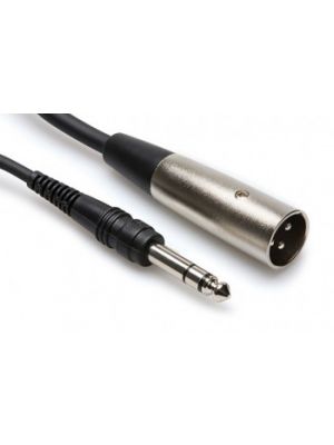 Hosa STX-110M XLR Male to 1/4 TRS Male Audio Cable (10FT)