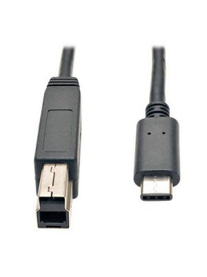 Tripp Lite U422-003-G2 USB 3.1 Gen 2 (10 Gbps) Cable, USB Type-C (USB-C) to USB 3.0 Type-B (M/M) (3 FT)
