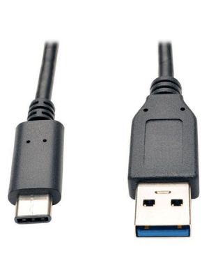 Tripp Lite U428-003 USB 3.1 Gen 1 (5 Gbps) Cable, USB Type-C (USB-C) to USB Type-A M/M (3 FT)