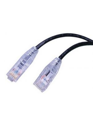 Vanco SCAT6-7BK Super Slim CAT6 (UTP) 550 MHz Network Patch Cable - Non Booted (7 FT)