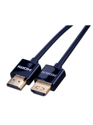 Vanco USCP1.5 Ultra Slim HDMI Premium Certified Cable 18Gbps 34AWG (1.5 FT)