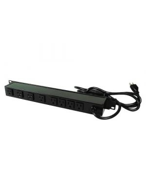 Wiremold by Legrand J08B2B 8 Rear Outlet Rackmount Power Strip