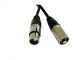 Calrad 10-95-3 Microphone Cable Male to Female XLR (3 FT)