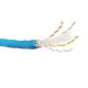 Belden 10GXS32 4-Pair Bonded-Riser Blue CAT6A Cable - 23 AWG