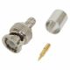 Amphenol 112533 50 Ohm BNC Straight Crimp Plug for RG-8X, LMR-240