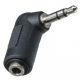 Calrad 35-484 Right Angle 3.5mm Stereo Plug to 3.5mm Stereo Jack Adapter