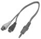 Calrad 35-557 3.5mm Stereo Male to 2 RCA Female Y-Cable