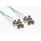 Cleerline 3DOM3LCLC01M LC-LC 3.0mm Riser OM3 Patch Cable (1M)