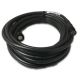 NoShorts RG6 Size 12G-SDI / 4K Precision Video BNC Cable - Black (50 FT)