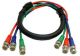 Calrad 55-610-25 BNC Male to Male Shielded RGB Video Cable (25 FT)