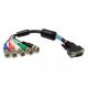 Calrad 55-866-20 HD-DB15 Male to 5 BNC Males RGB+Sync Shielded Video Computer Cable (20 FT)