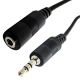 Calrad 55-921S-12 Shielded 3.5mm Stereo Male to Female Mini Extension Cable (12 FT)