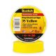 3M 35-3/4 Scotch Brand Vinyl Electrical Tape Yellow