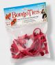 Bongo Ties A5-01-R ALL-RED 5 inch BongoTies (10-pack)